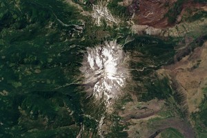 Landsat 8 image of Mount Jefferson