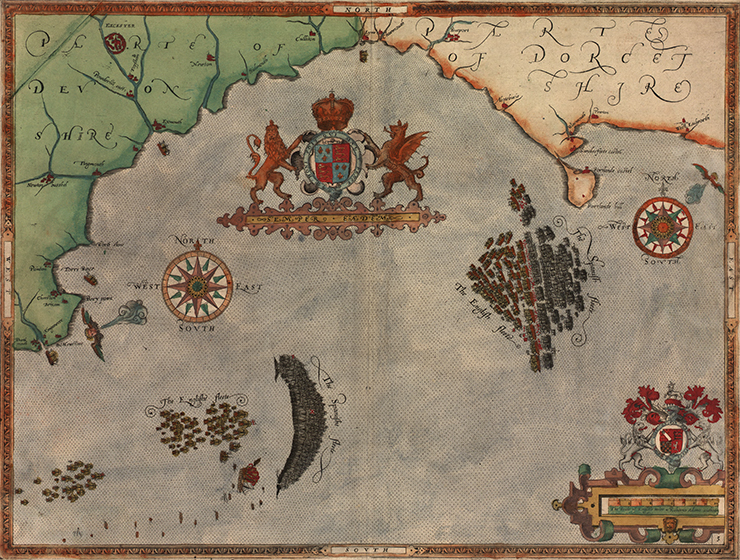 Expeditionis Hispanorum in Angliam Map 4 by Robert Adams