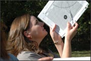 NPS personnel learn to use a clinometer image