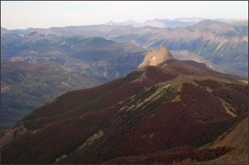 Yellowstone National Park and the Shoshone National Forest in Wyoming