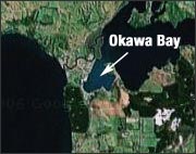 A Landsat 7 image of Okawa Bay