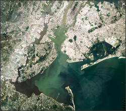 Sediments seen in New York Harbor post-Irene