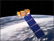 Landsat 7 in orbit
