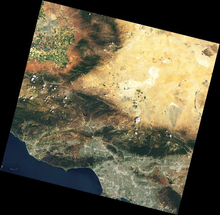 Landsat 8 image of Los Angeles