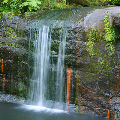 Waterfalls on Wolf Creek in Banning State Park, Minnesota