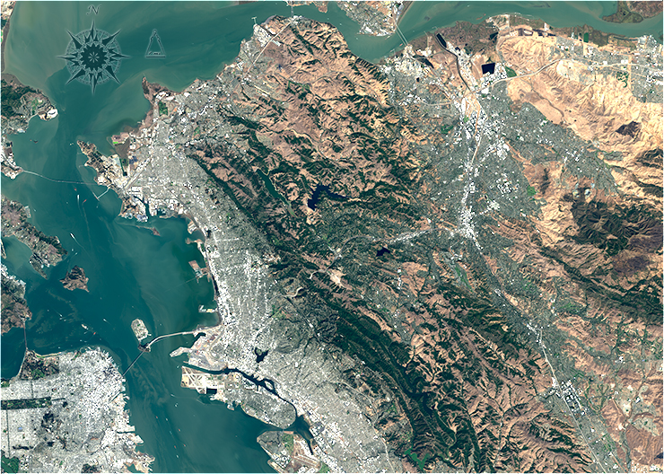 San Francisco Landsat image 2013