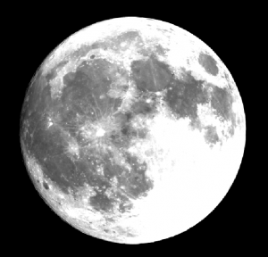Lunar image from OLI March