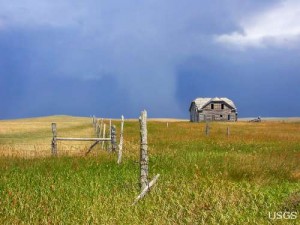An abandoned farmstead in eastern Montana