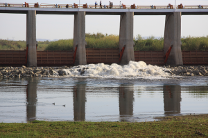 Water released from Morelos Dam