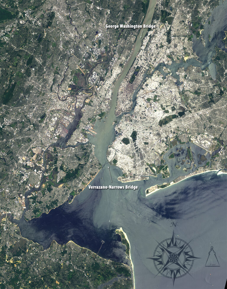 New York 2103 Landsat 8 image
