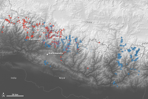 Satellite-located landslides