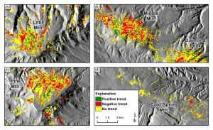 Map of forest trends