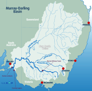 map of Murray-Darling Basin