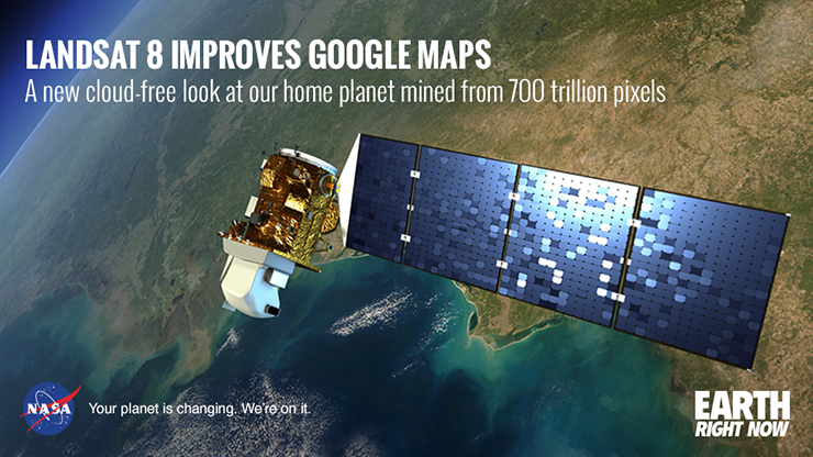 NASA Shareable on Google Maps' Landsat update