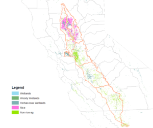 map of California wetlands