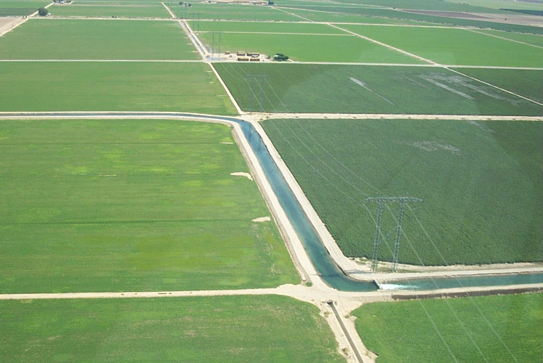 A canal structure in the Palo Verde Irrigation District