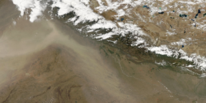 dust over the Himalayas