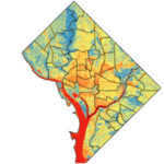 NDVI map of D.C.