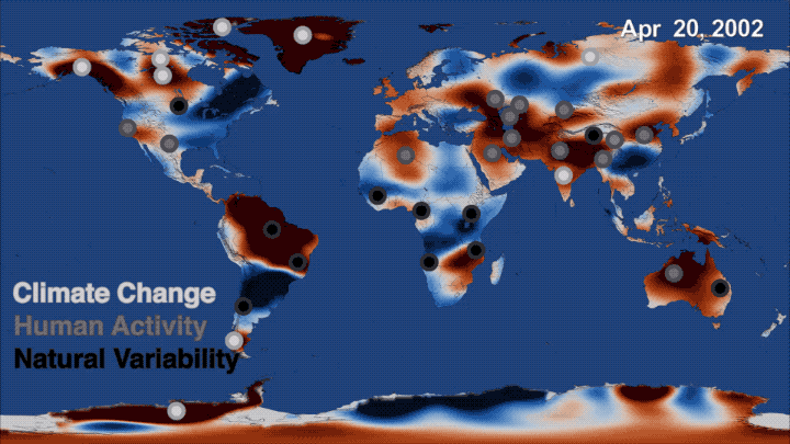freshwater storage changes around the globe