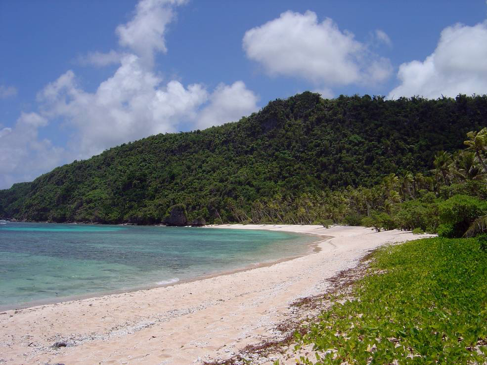 beach on Mariana Islands
