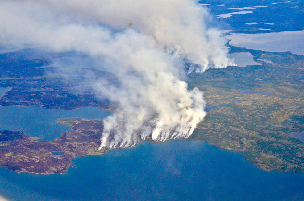 megafire in NW Canada