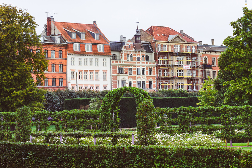 A garden in Copenhagen.