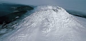 Aerial photograph of Mount Michael