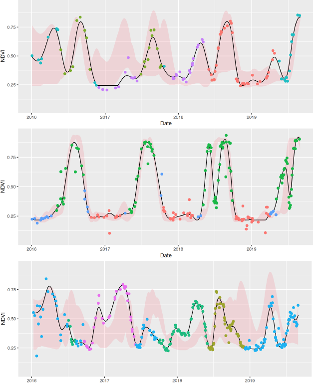 NDVI time series