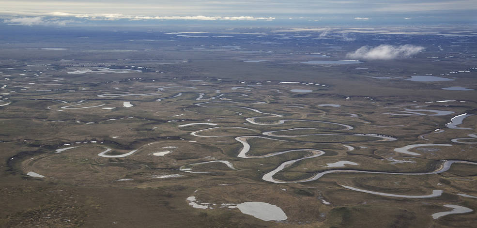aerial photo of National Petroleum Reserve