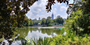 Atlanta’s 185-acre, midtown Piedmont Park.