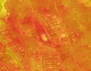 ECOSTRESS land surface temperature variations