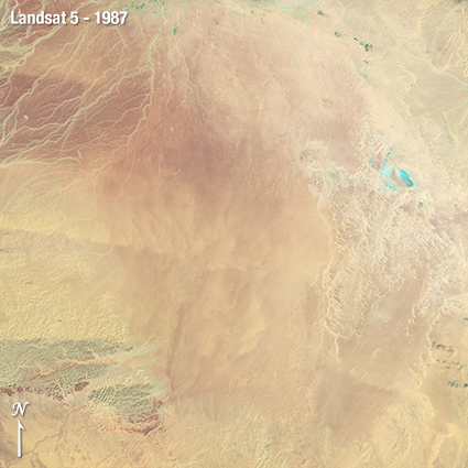 Landsat 5 Saudi Arabia