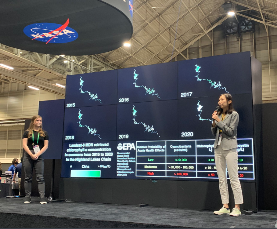 Hyperwall presentation at AGU21