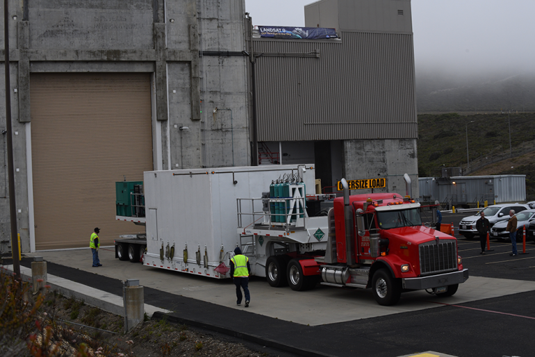 Landsat 9 arrived at Vandenberg Space Force