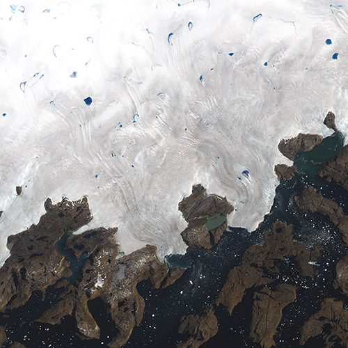 Greenland Meltponds background