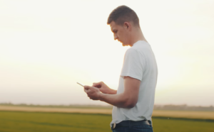 farmer in the field