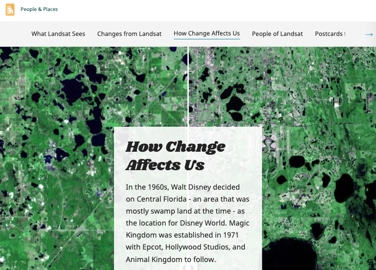 people and places story map
