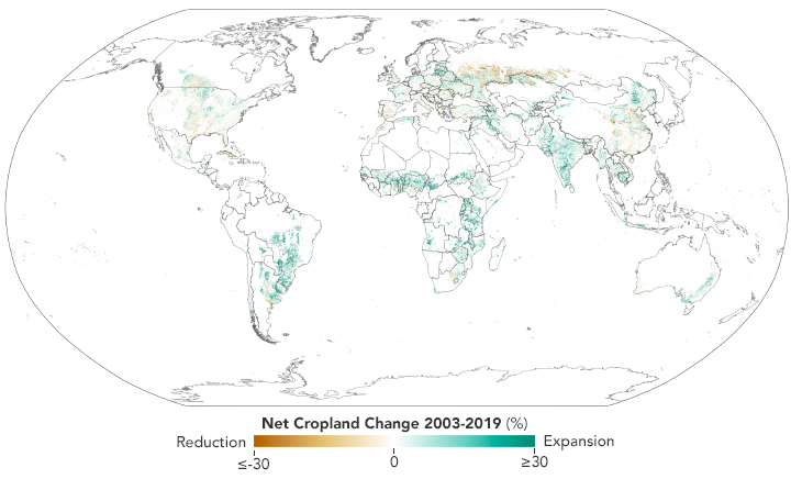 Global crop extent