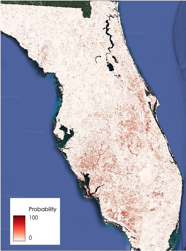 Map of likely Hurricane Ian damage