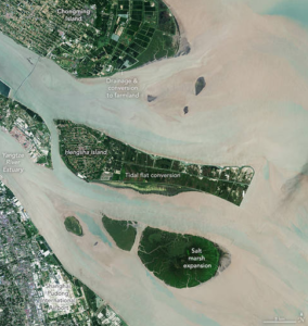 Landsat 9 image of Yangtze River Delta in 2022