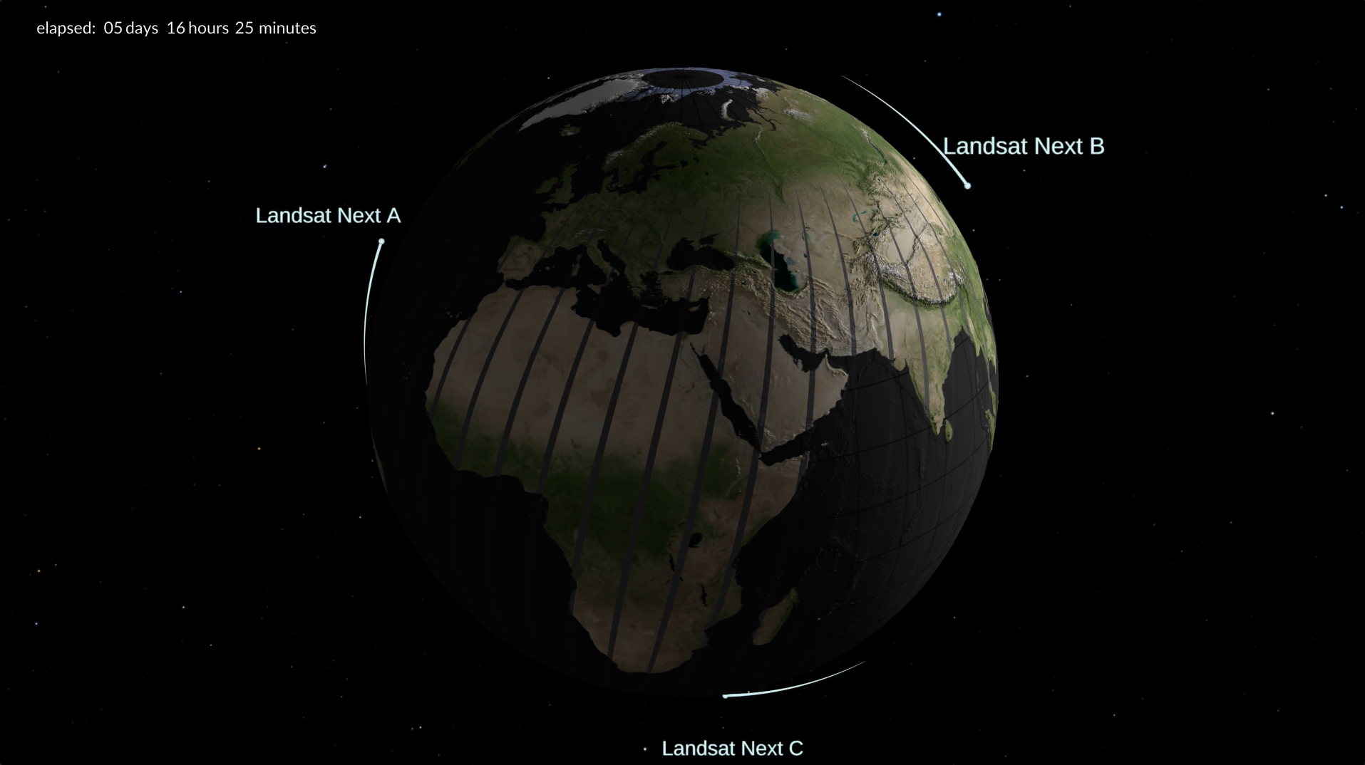 Landsat Next constellation