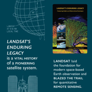Landsat legacy bookmark front and back