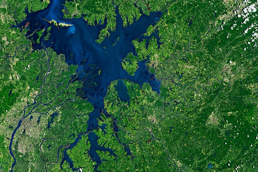 Landsat 8 image of Poyang Lake