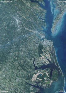 Virginia Beach Landsat image